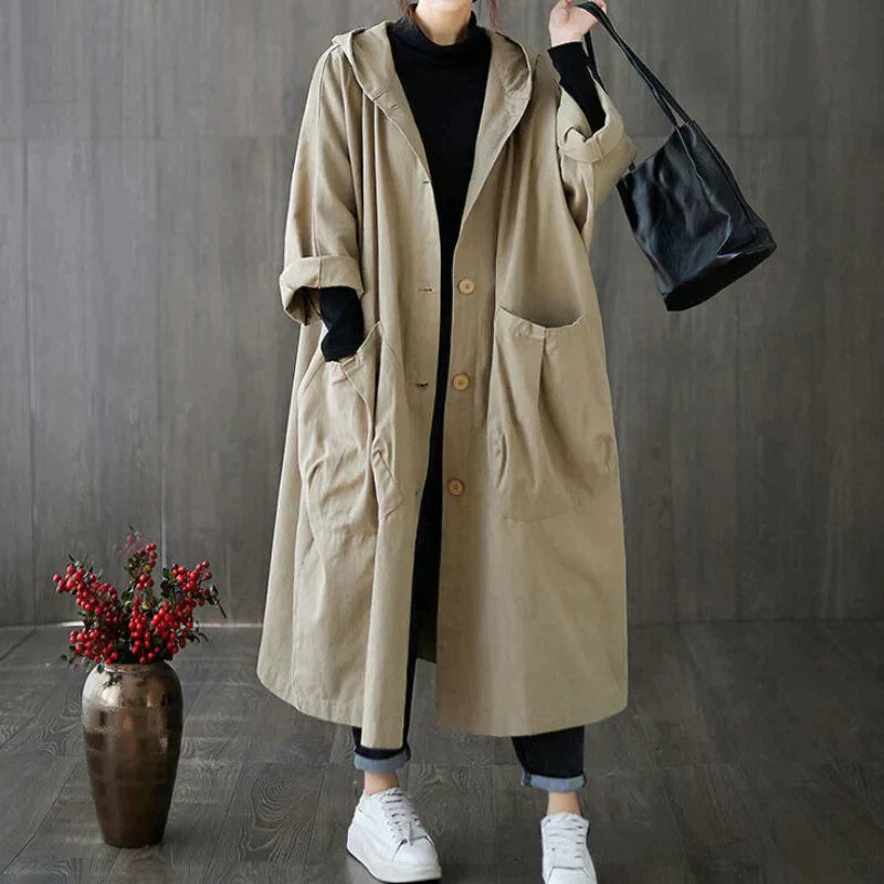 MilaFiore Oversized trenchcoat til kvinder