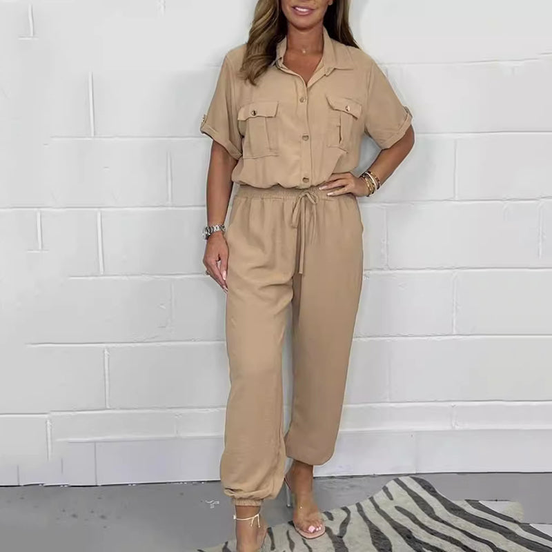 IsabellaBellini Kortærmet Utility Jumpsuit