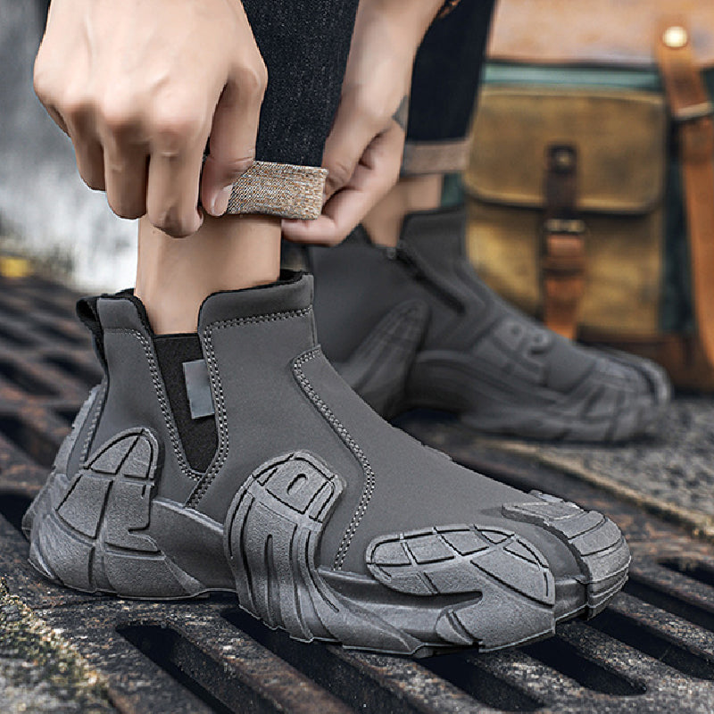 Leonardo – Stilrene Slip-On Høje Sneakers til Mænd