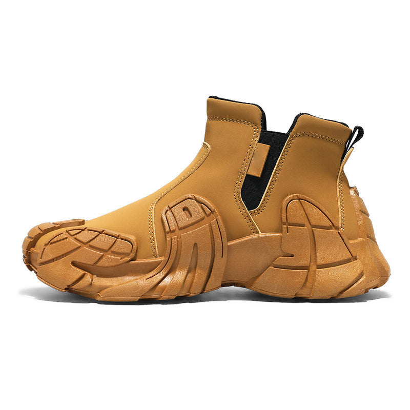 Leonardo – Stilrene Slip-On Høje Sneakers til Mænd
