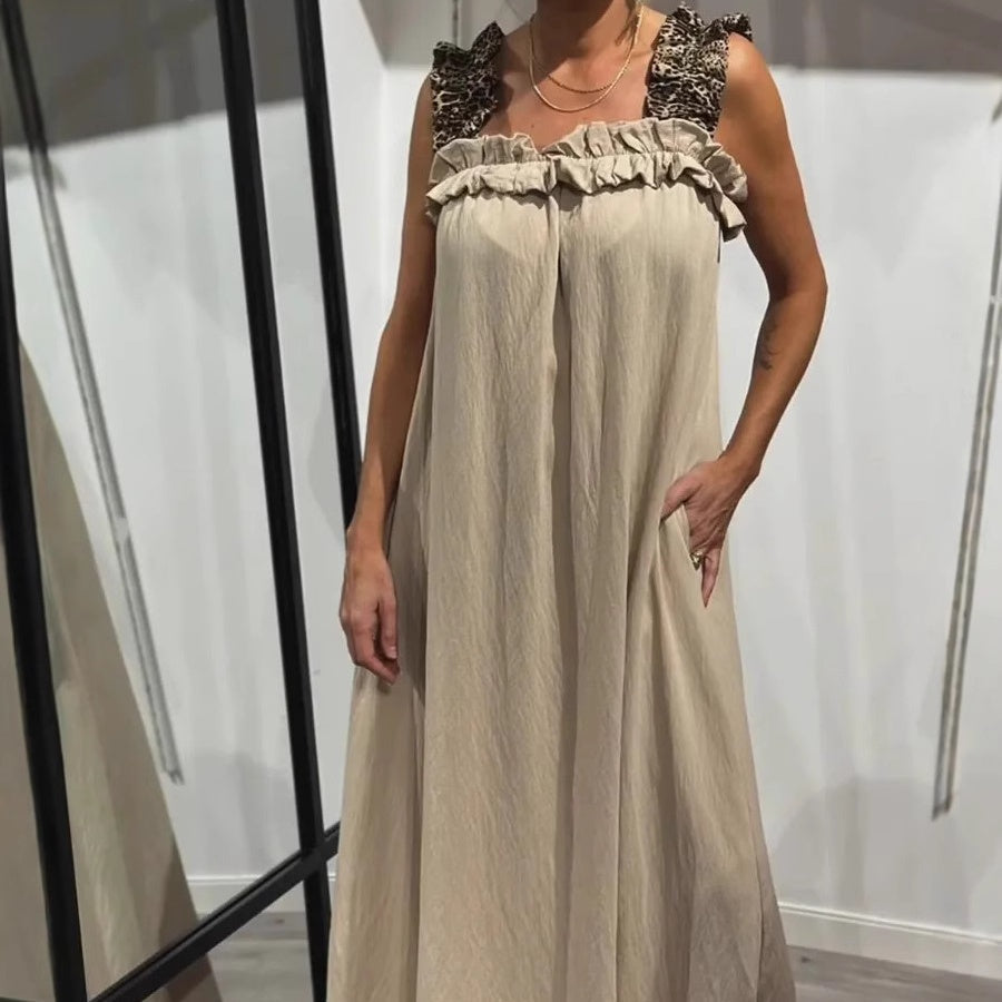 Isabella – Let og Ærmeløs Sommerkjole med Lommer til Kvinder