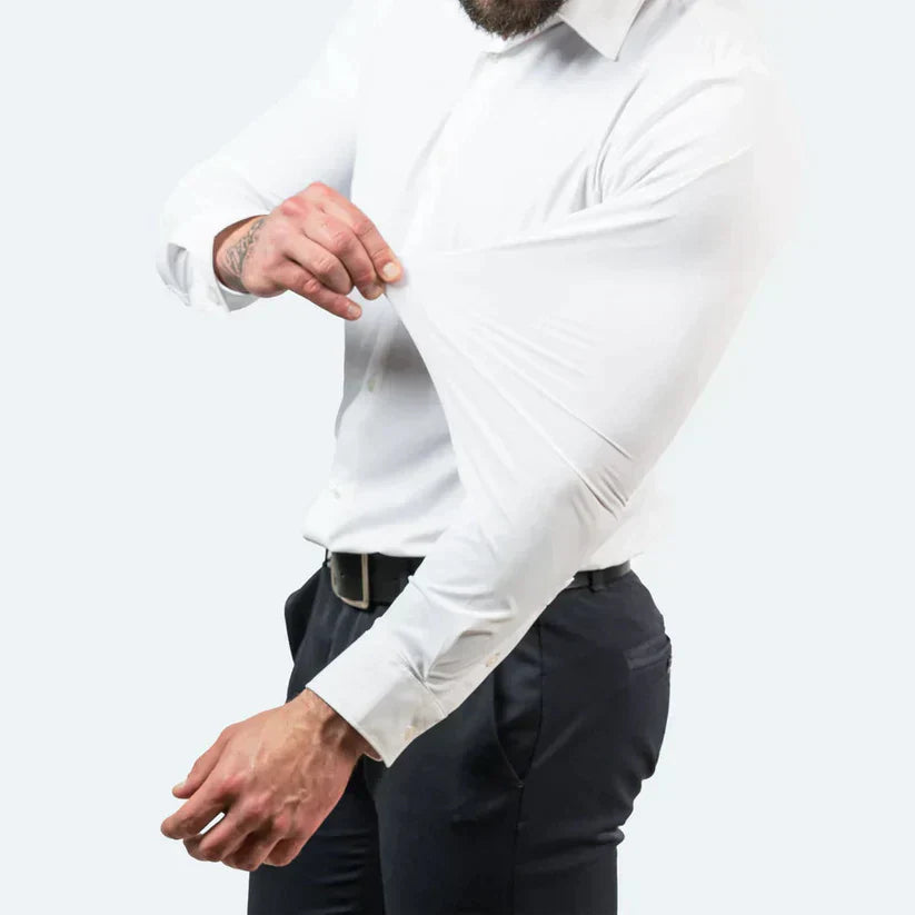Giovanni – Komfortabel Stretch Skjorte til Mænd