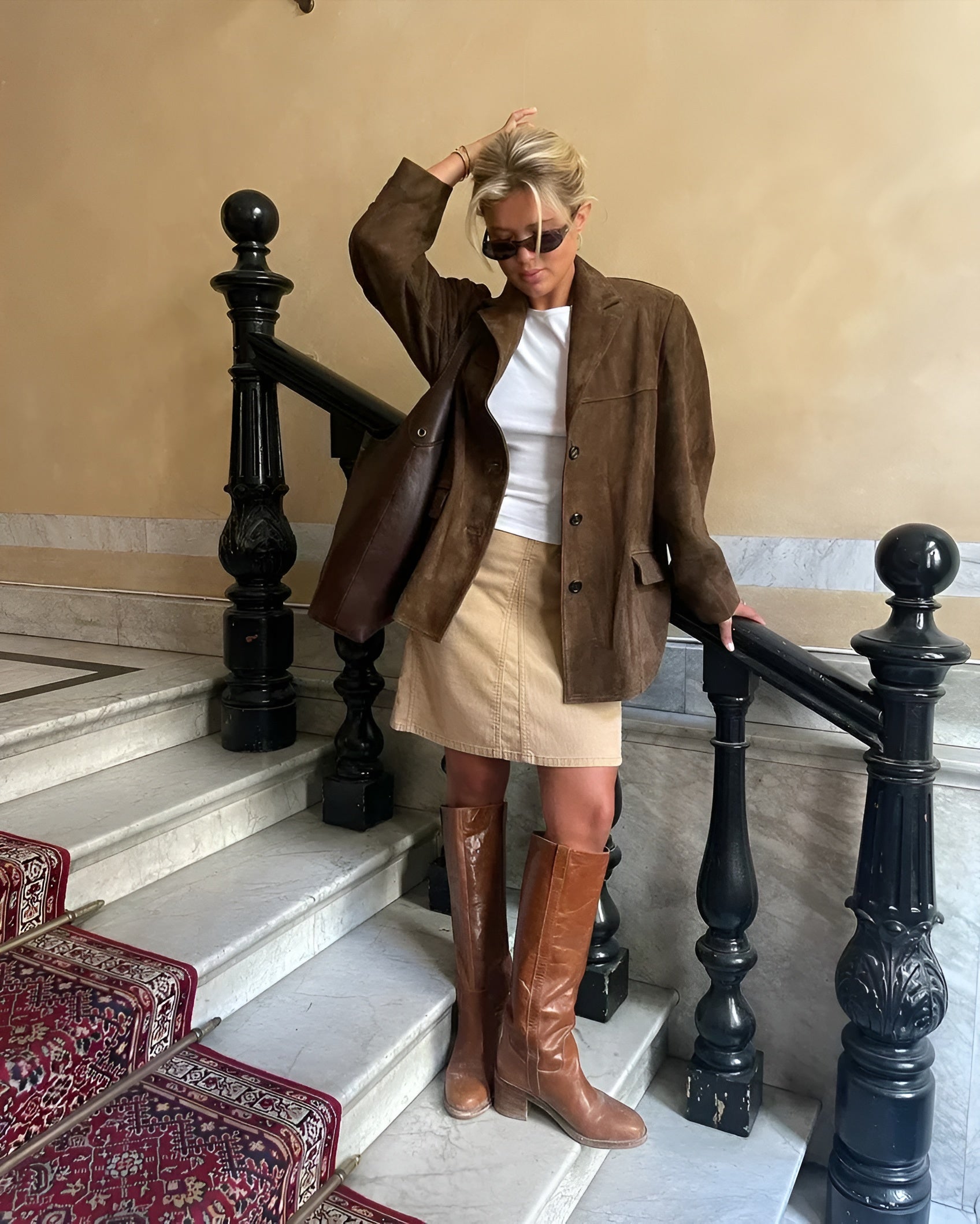 Alessandra – Alsidig Dameblazer i Ruskind