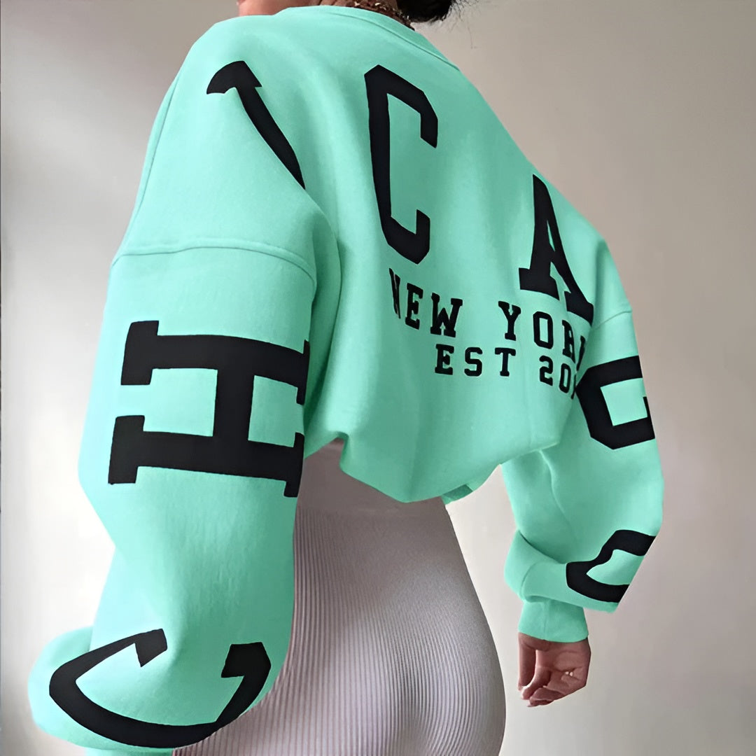 Amélie – Oversize Strikket Sweater til Kvinder