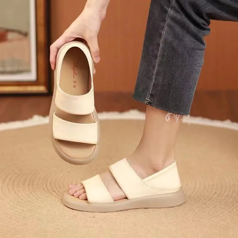 Olana | Komfortable sandaler i læder
